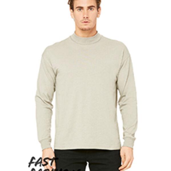 FWD Fashion Unisex Mock Neck Long Sleeve T-Shirt Thumbnail