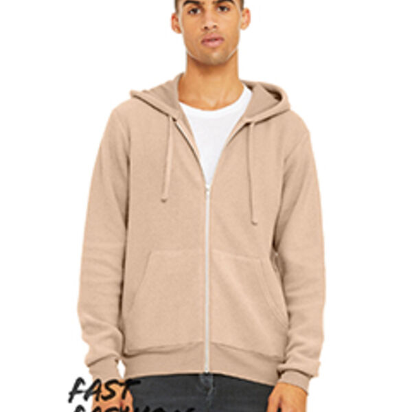 FWD Fashion Adult Sueded Fleece Full-Zip Hooded Sweatshirt Thumbnail