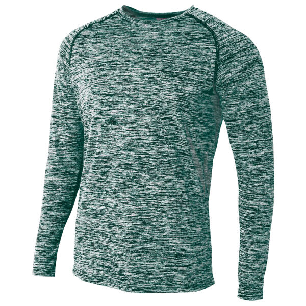 Adult Space Dye Long Sleeve Raglan T-Shirt Thumbnail