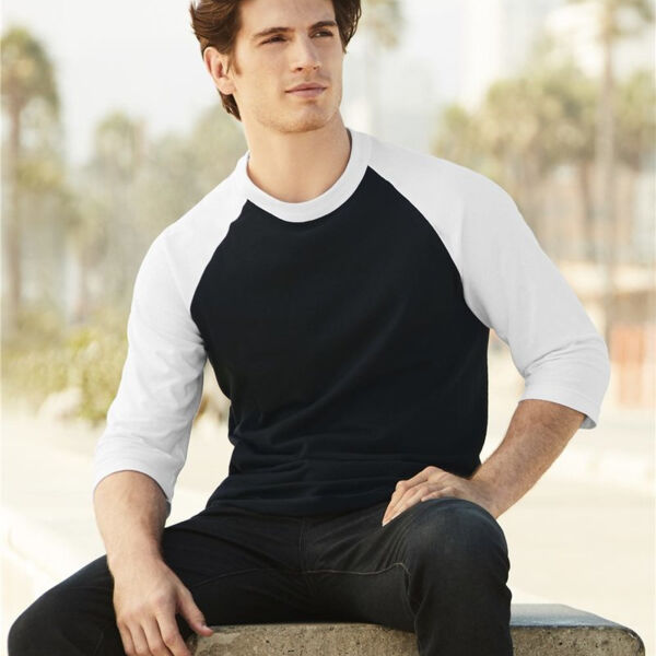 Classic Raglan Three-Quarter Sleeve T-Shirt Thumbnail