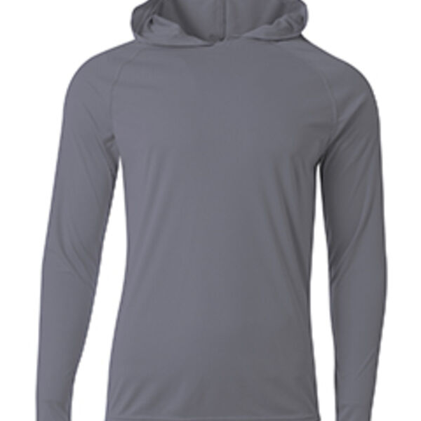 Men's Cooling Performance Long-Sleeve Hooded T-shirt Thumbnail